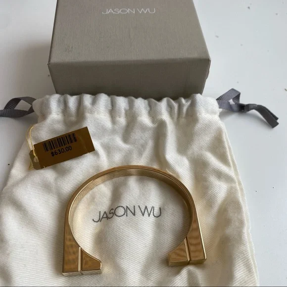 Jason Wu 18k Gold Plated Cuff Bracelet - Picture 5 of 8